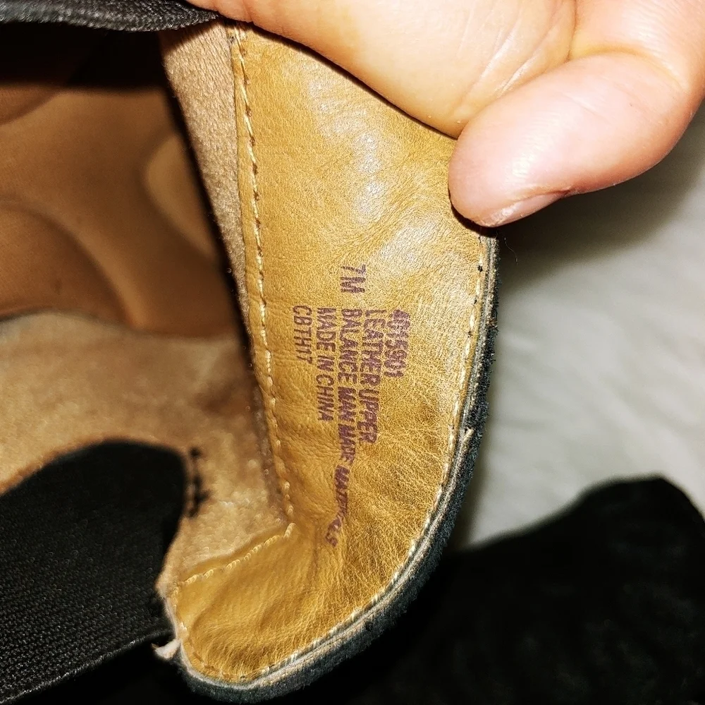 Montana Suede Leather Black Ankle Boot 7